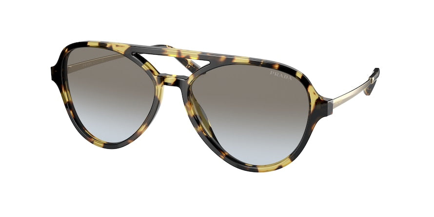 Prada PR13WSF Pilot Sunglasses  7S00A7-MEDIUM TORTOISE 57-15-140 - Color Map havana