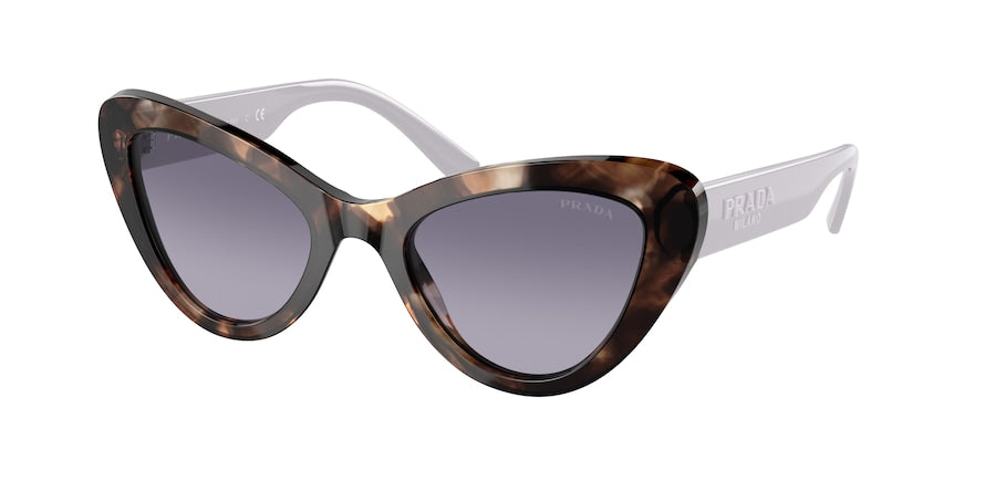 Prada PR13YSF Cat Eye Sunglasses  07R08I-HAVANA 54-18-140 - Color Map havana