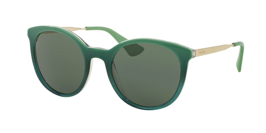 Prada CINEMA PR17SS Phantos Sunglasses  UFU3O1-GREEN GRADIENT 53-21-140 - Color Map green