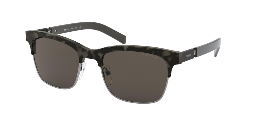 Prada PR17XS Rectangle Sunglasses  08A09C-GREY 54-19-145 - Color Map grey