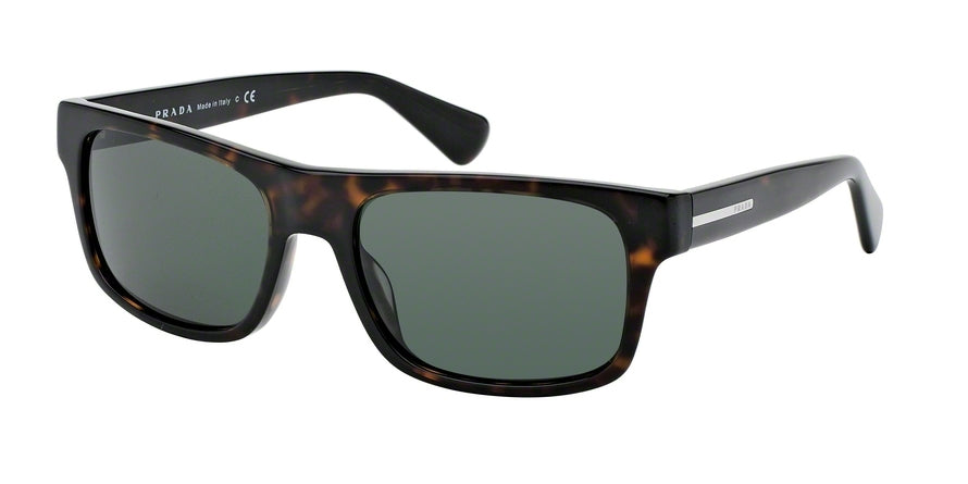 Prada PR18PS Rectangle Sunglasses  2AU0B2-HAVANAA 56-18-140 - Color Map havana