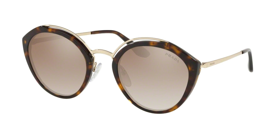 Prada CONCEPTUAL PR18US Phantos Sunglasses  2AU4P0-HAVANA/PALE GOLD 53-24-140 - Color Map havana