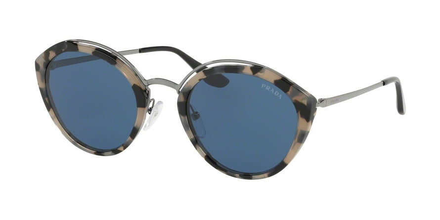 Prada CONCEPTUAL PR18US Phantos Sunglasses  HU7219-GREY HAVANA/GUNMETAL 53-24-140 - Color Map grey