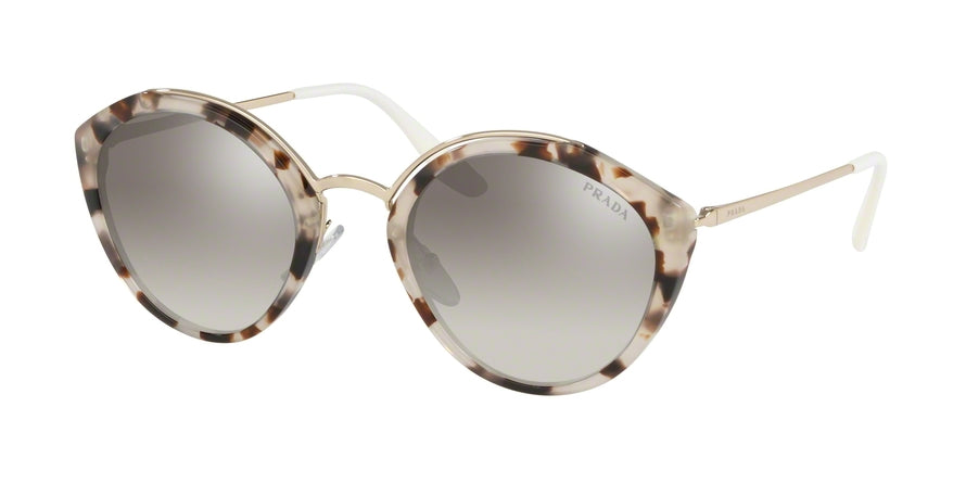 Prada CONCEPTUAL PR18US Phantos Sunglasses  UAO5O0-SPOTTED OPAL BROWN/PALE GOLD 53-24-140 - Color Map brown