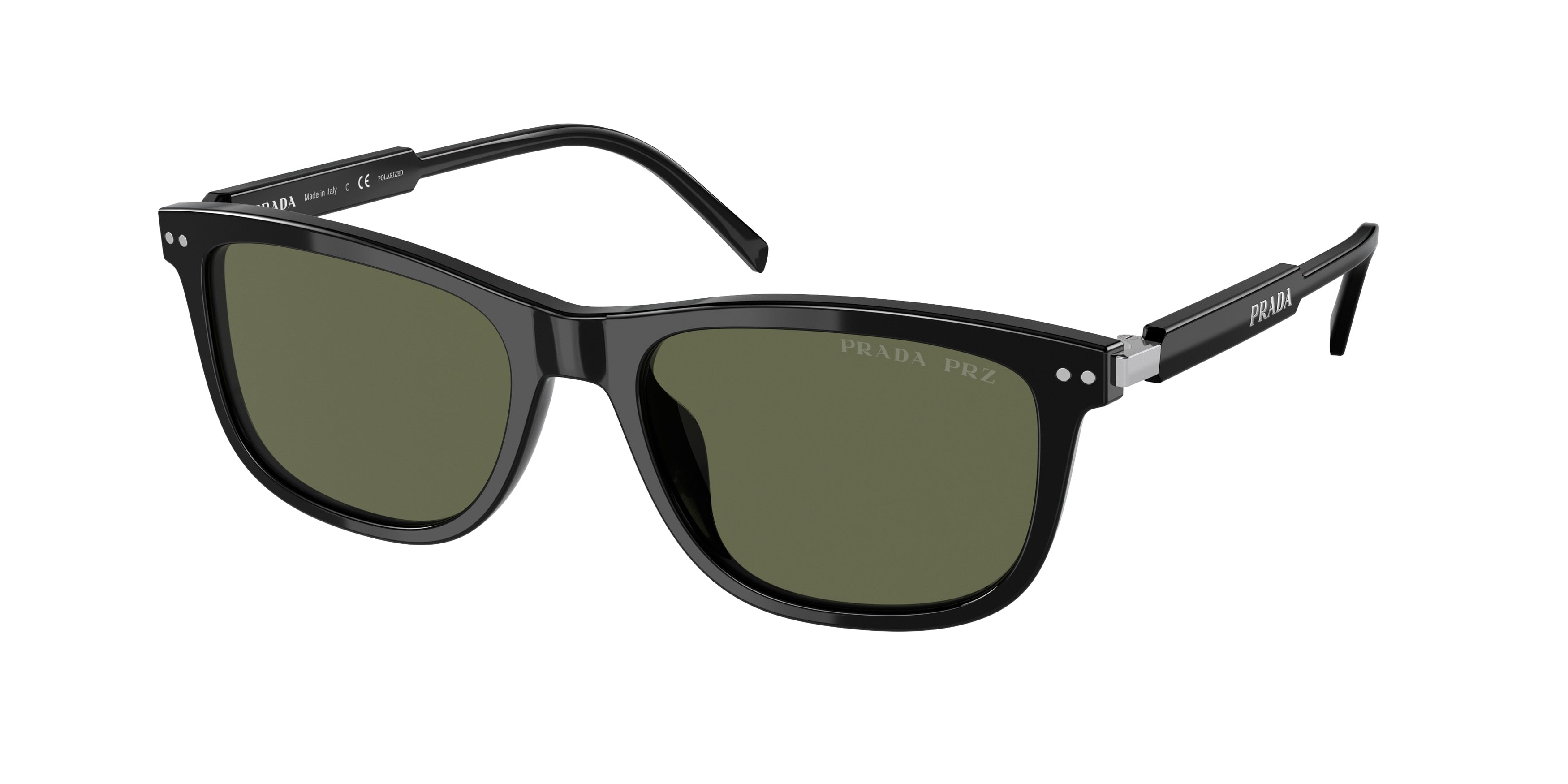 Prada PR18YS Pillow Sunglasses  1AB03R-Black 54-140-18 - Color Map Black