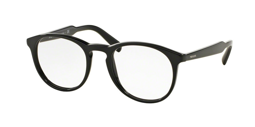 Prada PR19SVF Phantos Eyeglasses  1AB1O1-BLACK 50-20-140 - Color Map black