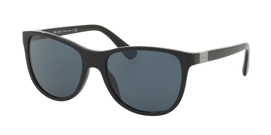 Prada PR20SSF Square Sunglasses  1AB0A9-BLACK 58-18-140 - Color Map black