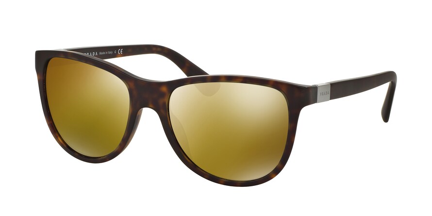 Prada PR20SS Square Sunglasses  HAQ5P0-MATTE HAVANA 56-18-140 - Color Map havana