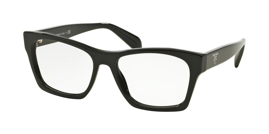 Prada PR22SV Butterfly Eyeglasses  1AB1O1-BLACK 52-16-140 - Color Map black