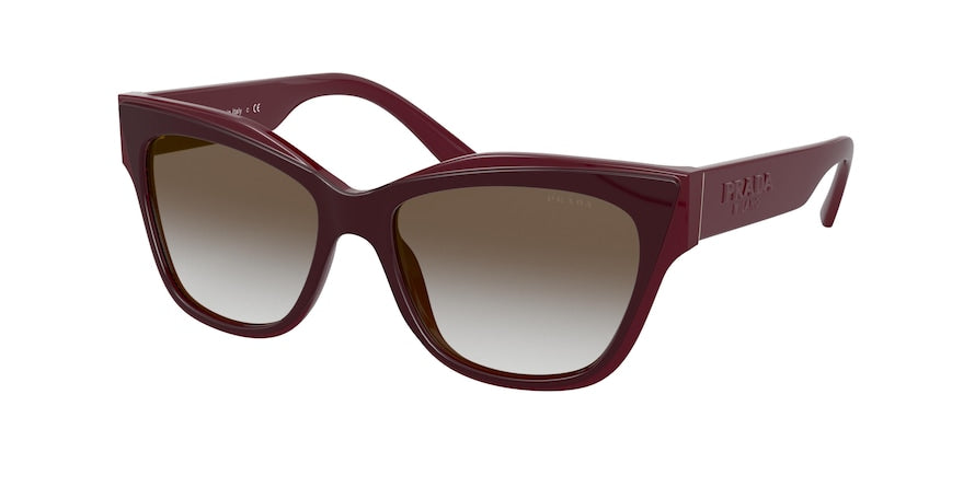 Prada PR23XS Cat Eye Sunglasses  UAN0A7-BORDEAUX 53-16-140 - Color Map bordeaux