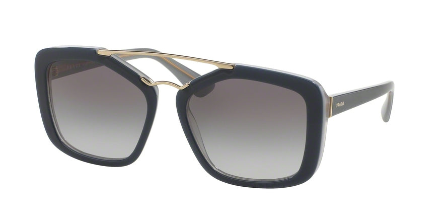 Prada PR24RS Square Sunglasses  UEE3E2-OPAL GREY/AZURE/OPAL GREY 56-17-140 - Color Map grey