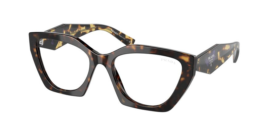 Prada PR26YS Irregular Sunglasses  2AU08N-HAVANA 54-18-140 - Color Map havana