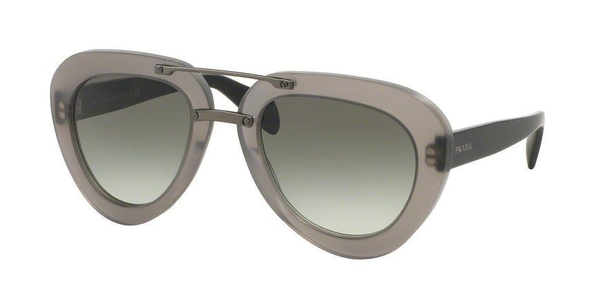 Prada PR28RS Pilot Sunglasses  UBV0A7-MATTE DARK GREY TRASP 52-22-135 - Color Map grey