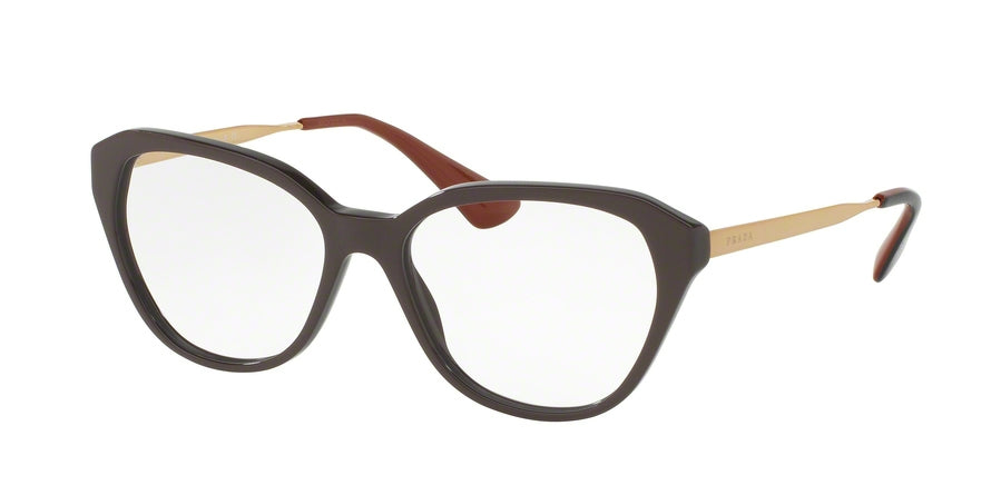 Prada CINEMA PR28SV Square Eyeglasses  DHO1O1-BROWN 54-16-140 - Color Map brown