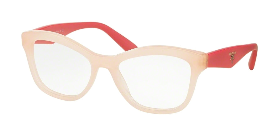 Prada PR29RVF Cat Eye Eyeglasses  UEW1O1-OPAL PINK 54-17-140 - Color Map pink