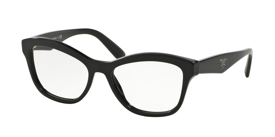 Prada HERITAGE PR29RV Cat Eye Eyeglasses  1AB1O1-BLACK 54-17-140 - Color Map black