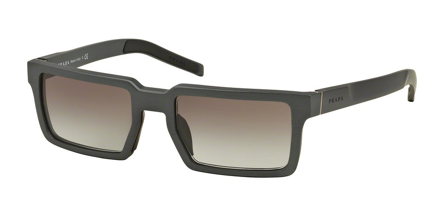 Prada PR50SS Rectangle Sunglasses  UEJ0A7-BRUSHED GRAPHITE 51-19-150 - Color Map gunmetal