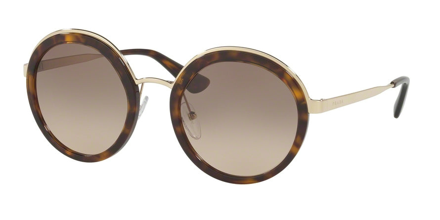 Prada CATWALK PR50TS Round Sunglasses  2AU3D0-TORTOISE 54-23-140 - Color Map havana