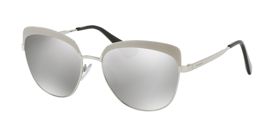 Prada PR51TS Square Sunglasses  VAR2B0-METALLIZED SILVER 56-17-140 - Color Map gold