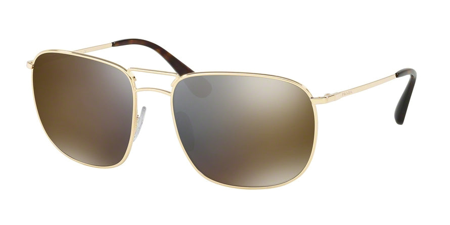 Prada CATWALK PR52TS Pillow Sunglasses  5AK4L0-GOLD 60-18-140 - Color Map gold