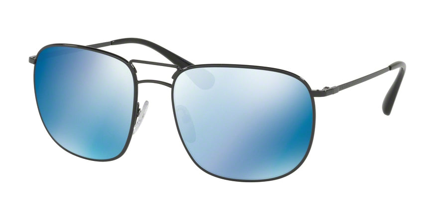Prada CATWALK PR52TS Pillow Sunglasses  7AX9P1-BLACK 60-18-140 - Color Map black