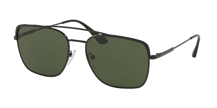 Prada CONCEPTUAL PR53VS Pillow Sunglasses  1AB1I0-BLACK 59-18-145 - Color Map black