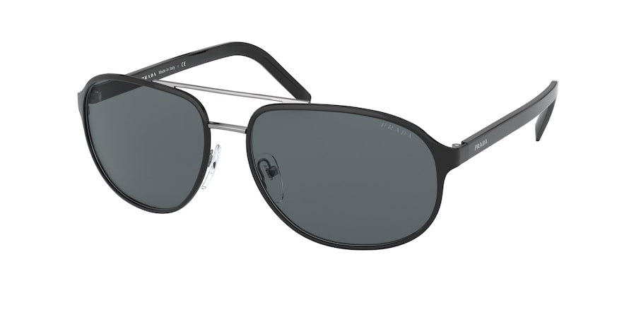 Prada PR53XS Pillow Sunglasses  YDC0A9-TOP BLACK ON GUNMETAL 60-16-140 - Color Map black