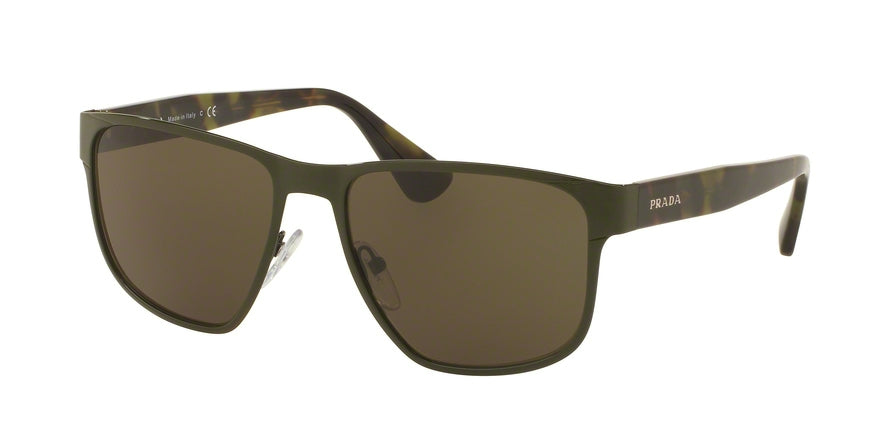 Prada PR55SS Square Sunglasses  UF44J1-GREEN 55-17-140 - Color Map green