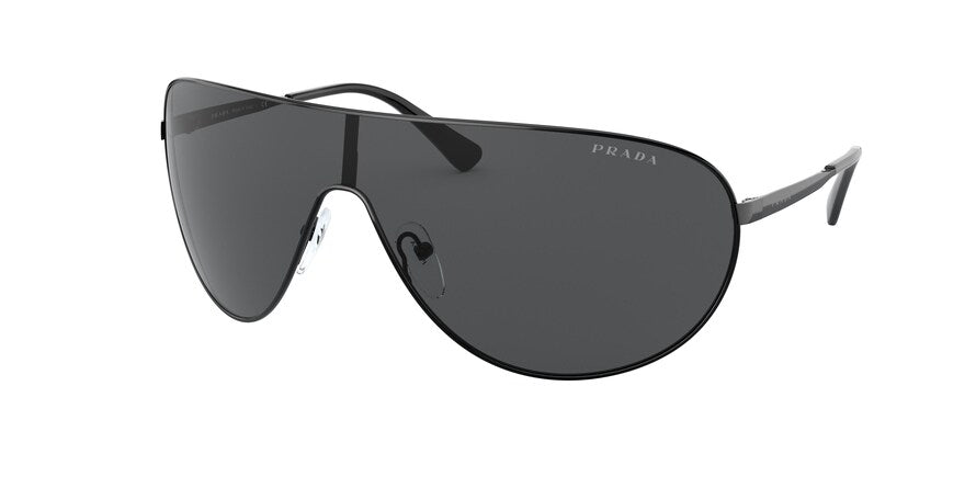 Prada PR55XS Pilot Sunglasses  1AB5S0-BLACK 42-142-120 - Color Map black