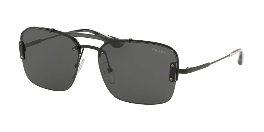 Prada CONCEPTUAL PR56VS Pillow Sunglasses  7AX5S0-BLACK 33-133-140 - Color Map black