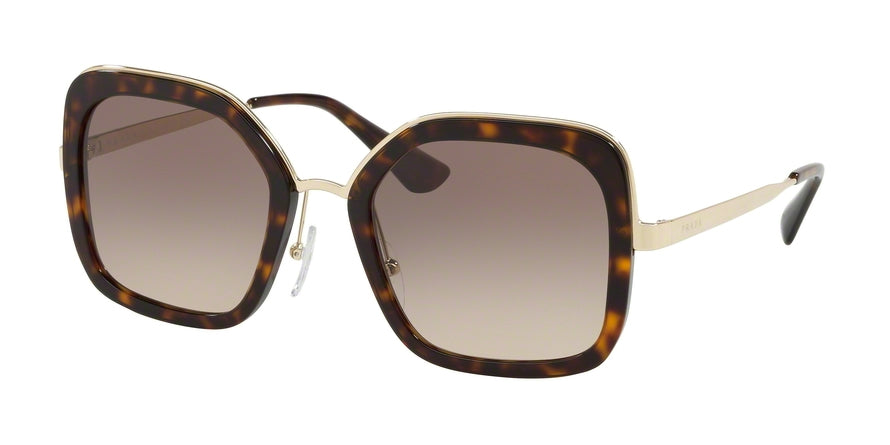 Prada CATWALK PR57US Square Sunglasses  2AU3D0-HAVANA 54-22-140 - Color Map havana