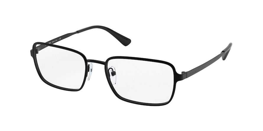 Prada PR57XV Pillow Eyeglasses  1AB1O1-BLACK 56-18-150 - Color Map black