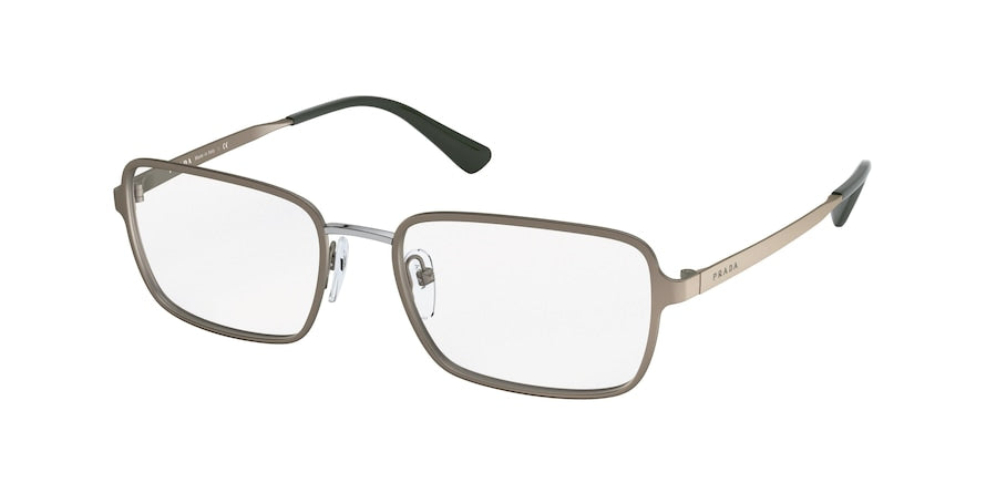 Prada PR57XV Pillow Eyeglasses  VIX1O1-SILVER/MATTE SILVER 56-18-150 - Color Map silver
