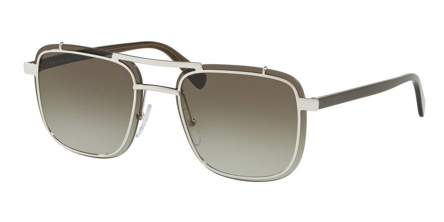 Prada CONCEPTUAL PR59US Square Sunglasses  1BC4K1-SILVER 59-17-145 - Color Map silver