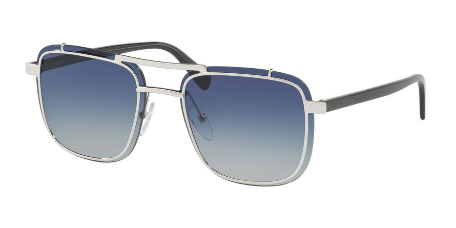 Prada CONCEPTUAL PR59US Square Sunglasses  1BC8Z1-SILVER 59-17-145 - Color Map silver