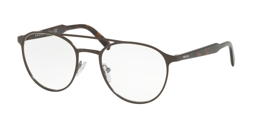 Prada PR60TV Phantos Eyeglasses  DHO1O1-BROWN 51-20-140 - Color Map brown