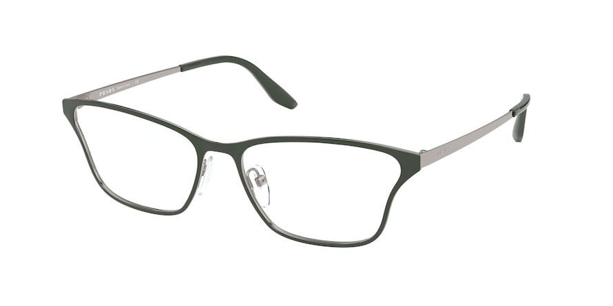 Prada PR60XV Butterfly Eyeglasses  5531O1-TOP GREEN/BRONZE 55-16-145 - Color Map green