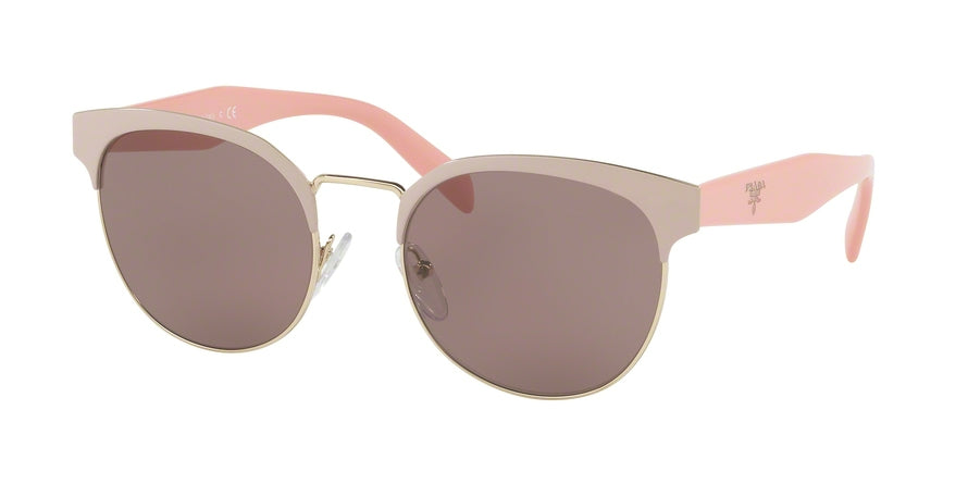 Prada PR61TS Phantos Sunglasses  VIA6X1-BEIGE/PALE GOLD 54-19-140 - Color Map light brown