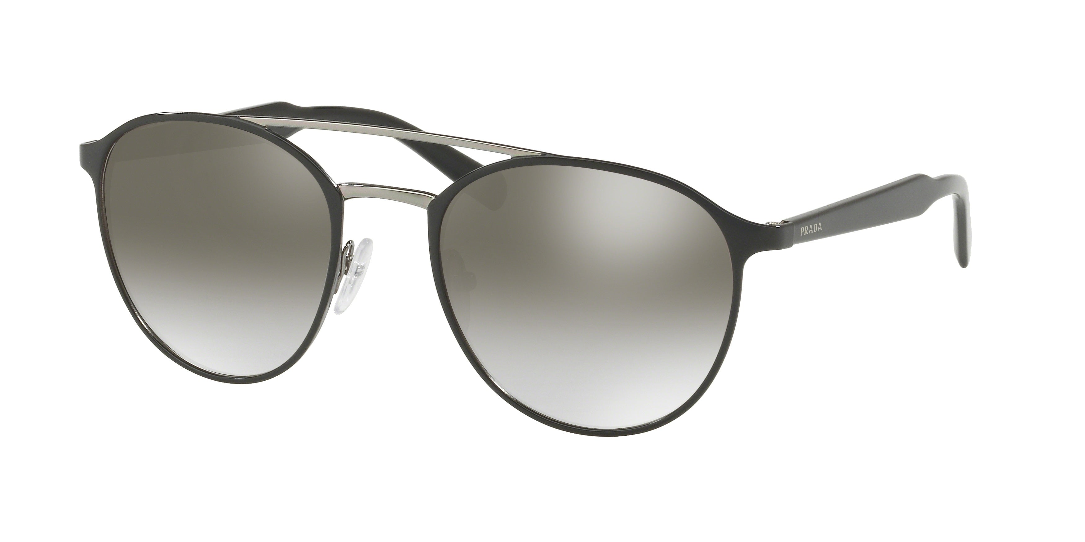 Prada CONCEPTUAL PR62TS Phantos Sunglasses  1AB4S1-Black/Gunmetal 54-140-20 - Color Map Black