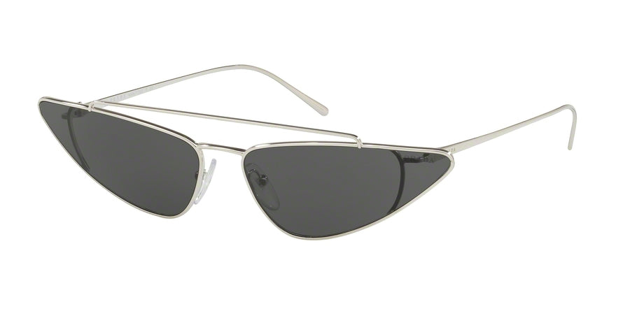 Prada CATWALK PR63US Cat Eye Sunglasses  1BC5S0-SILVER 68-15-140 - Color Map silver