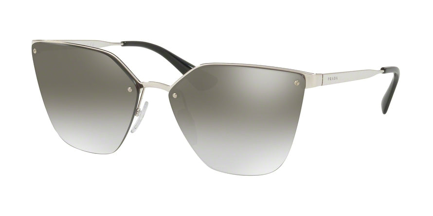 Prada CATWALK PR68TS Cat Eye Sunglasses  1BC5O0-SILVER 63-15-140 - Color Map silver