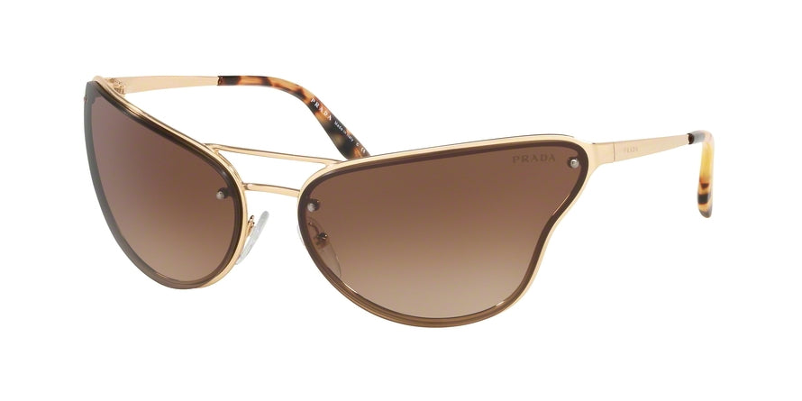 Prada CATWALK PR74VS Butterfly Sunglasses  5AK6S1-GOLD 69-16-120 - Color Map gold