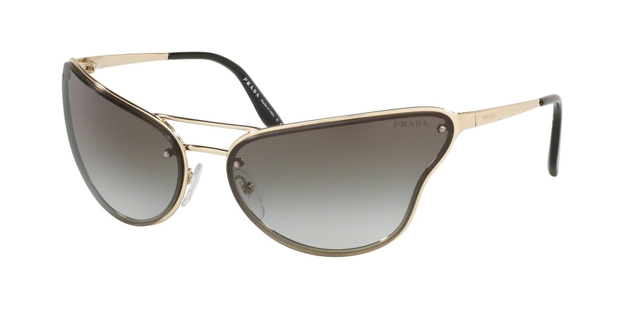 Prada CATWALK PR74VS Butterfly Sunglasses  ZVN0A7-PALE GOLD 69-16-120 - Color Map gold