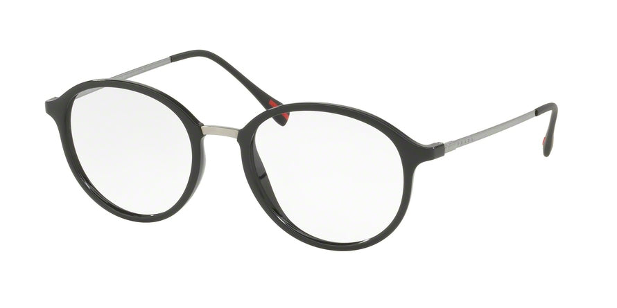 Prada Linea Rossa PS01IV Phantos Eyeglasses  1AB1O1-BLACK 53-19-140 - Color Map black