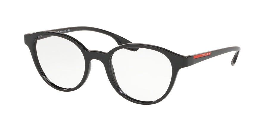 Prada Linea Rossa ACTIVE PS01MV Phantos Eyeglasses  1AB1O1-BLACK 50-19-145 - Color Map black