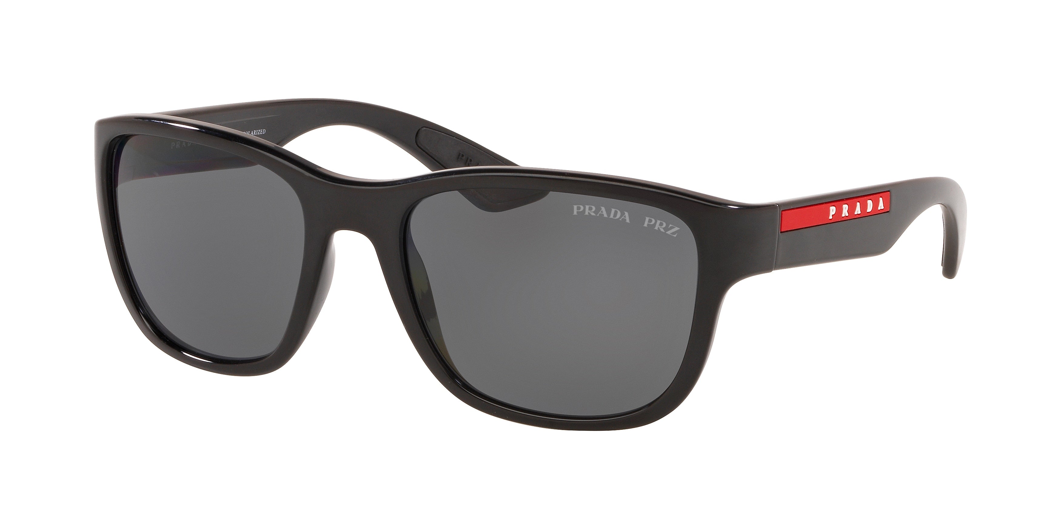 Prada Linea Rossa ACTIVE PS01US Pillow Sunglasses  1AB5Z1-Black 58-145-19 - Color Map Black
