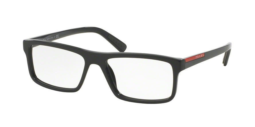 Prada Linea Rossa PS04GV Rectangle Eyeglasses  UB11O1-GREY 55-16-140 - Color Map grey