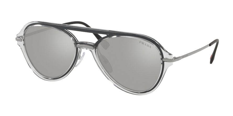Prada Linea Rossa LIFESTYLE PS04TS Pilot Sunglasses  MQG2B0-GREY 57-19-140 - Color Map grey