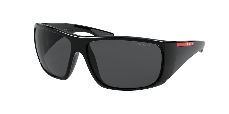 Prada Linea Rossa PS04VS Pillow Sunglasses  1AB5S0-BLACK 66-14-130 - Color Map black