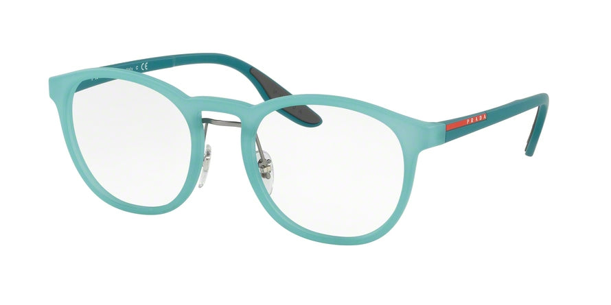 Prada Linea Rossa PS05HV Phantos Eyeglasses  VHF1O1-OPAL GREEN RUBBER 51-20-145 - Color Map green